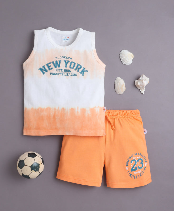 Soft Cotton T-Shirt & Short Set – Easy Everyday Outfit for Boys | Bumzee