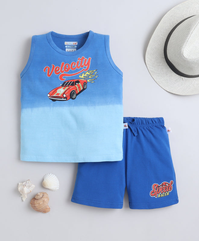 Soft Cotton T-Shirt & Short Set – Easy Everyday Outfit for Boys | Bumzee