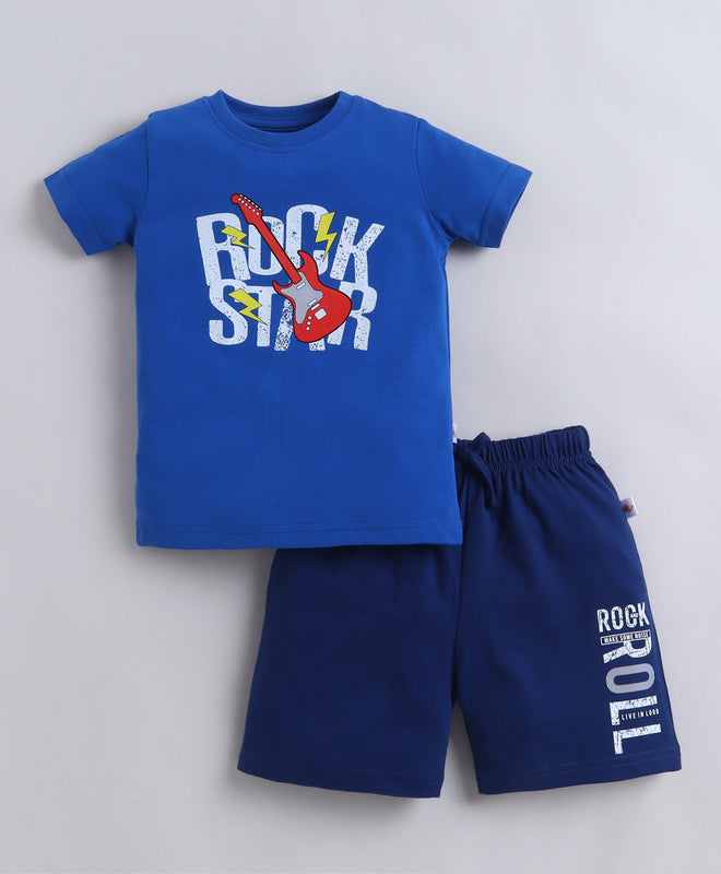 Soft Cotton T-Shirt & Short Set – Easy Everyday Outfit for Boys | Bumzee