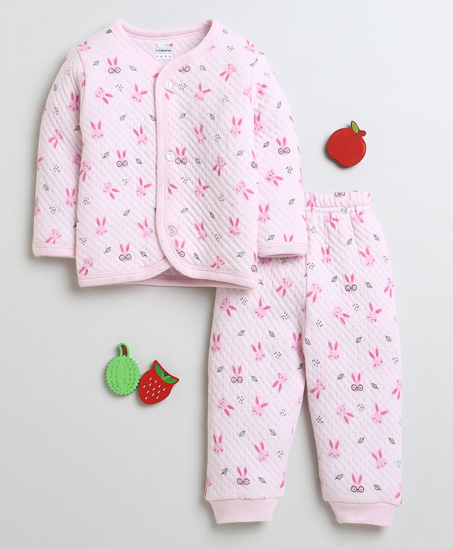 Girls Polyfill Bunny Polyfill Set - Pink