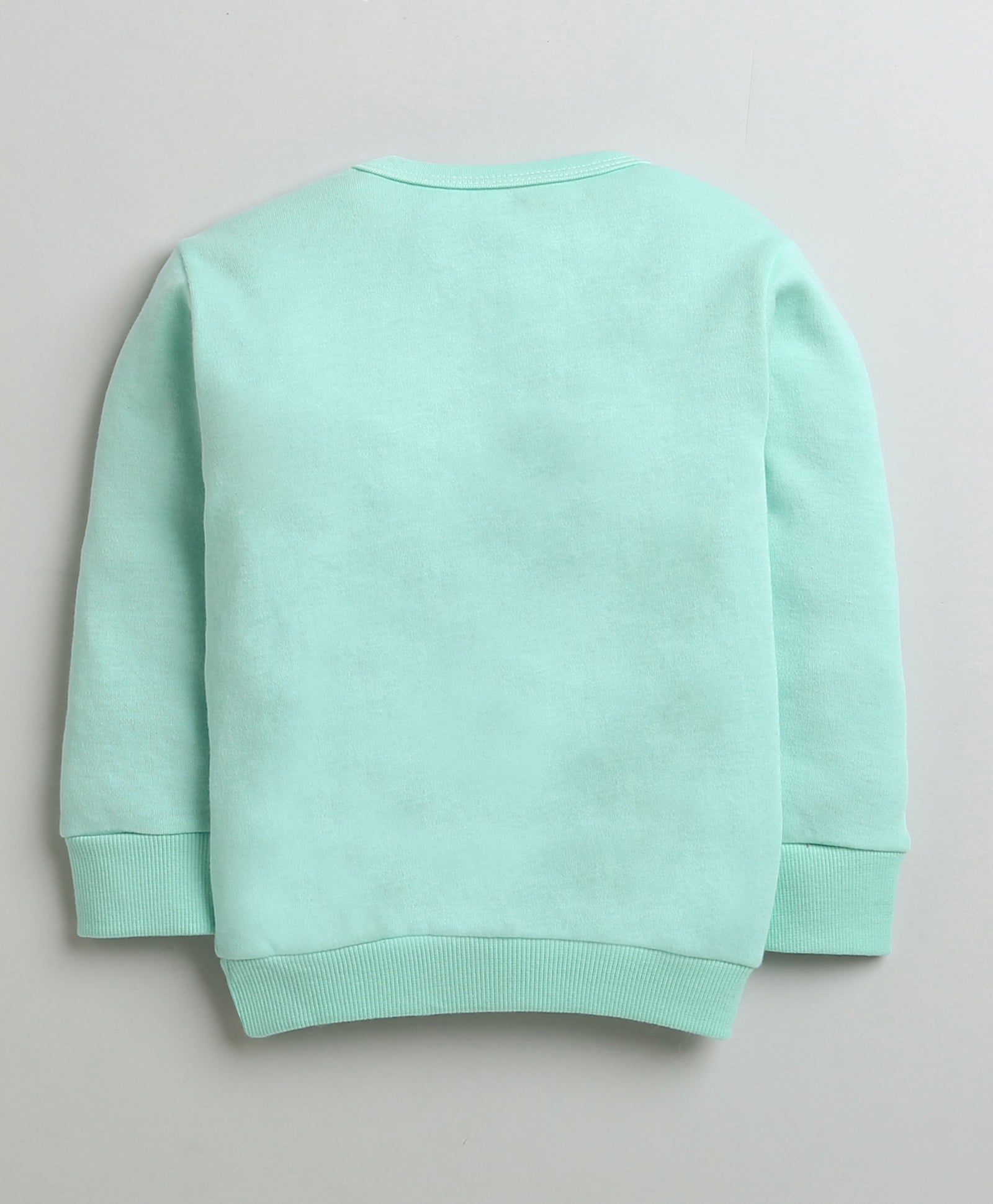 Girls 100% Cotton Bunny Sweatshirt & Jogger Set - Mint Green