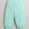 Girls 100% Cotton Bunny Sweatshirt & Jogger Set - Mint Green