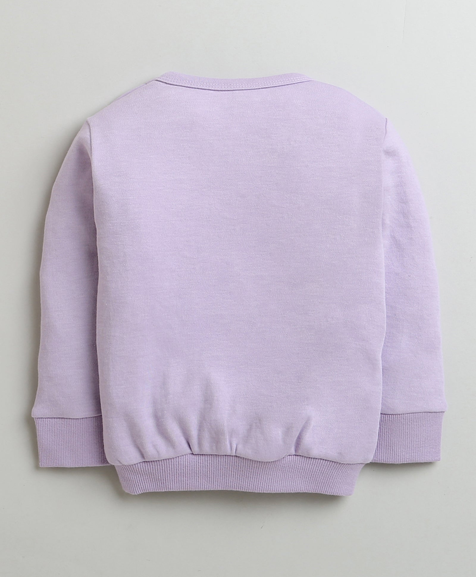 Girls 100% Cotton Cuppy Cake Sweatshirt & Jogger Set - Lavender