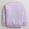 Girls 100% Cotton Cuppy Cake Sweatshirt & Jogger Set - Lavender