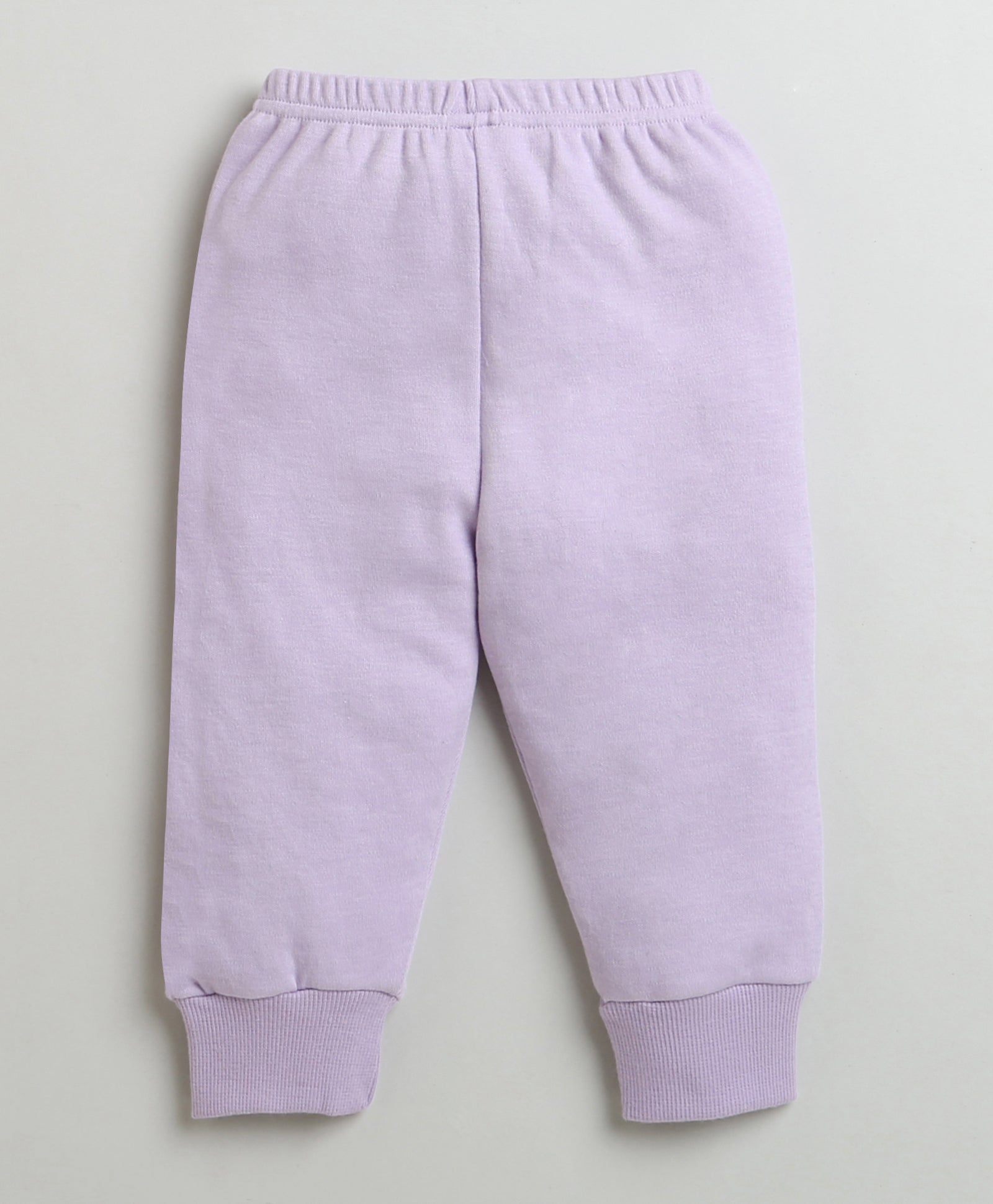 Girls 100% Cotton Cuppy Cake Sweatshirt & Jogger Set - Lavender