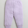 Girls 100% Cotton Cuppy Cake Sweatshirt & Jogger Set - Lavender