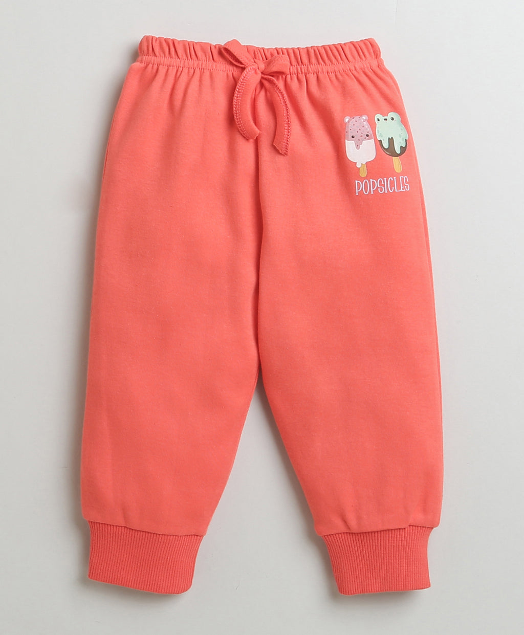 Bumzee Coral Graphic Print Sweatshirt & Jogger Set, Full Sleeves, 100% Cotton