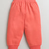 Girls 100% Cotton Popsicles Sweatshirt & Jogger Set - Coral
