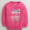 Girls 100% Cotton Cotton Candy Sweatshirt & Jogger Set - Pink