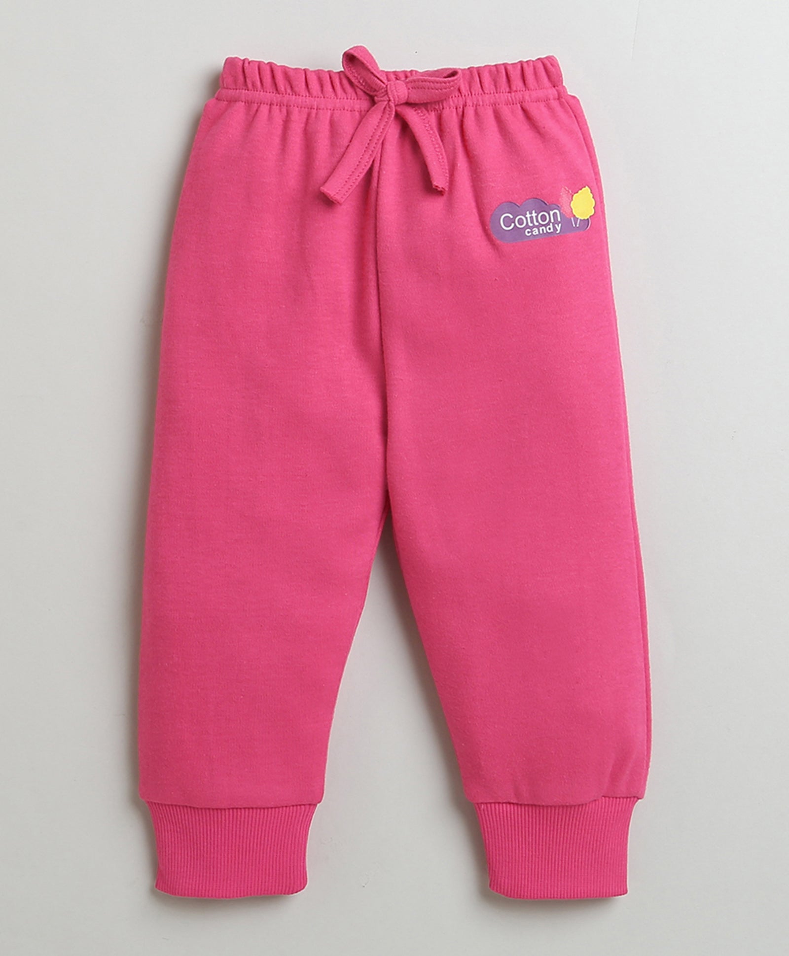 Girls 100% Cotton Cotton Candy Sweatshirt & Jogger Set - Pink