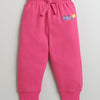 Girls 100% Cotton Cotton Candy Sweatshirt & Jogger Set - Pink