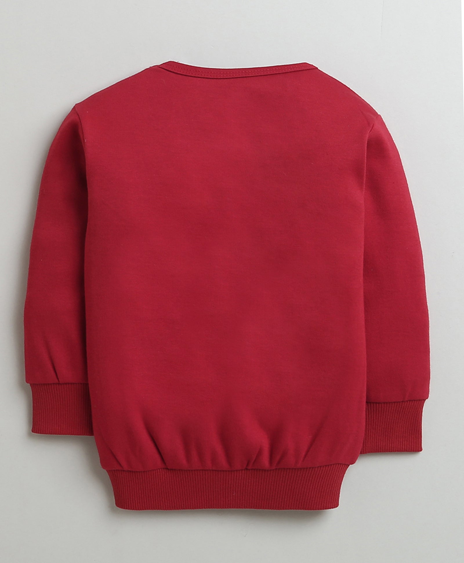 Girls 100% Cotton Panda Sweatshirt & Jogger Set - Maroon