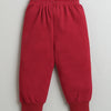 Girls 100% Cotton Panda Sweatshirt & Jogger Set - Maroon