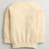 Girls 100% Cotton Teddy Bear Sweatshirt & Jogger Set - Peach