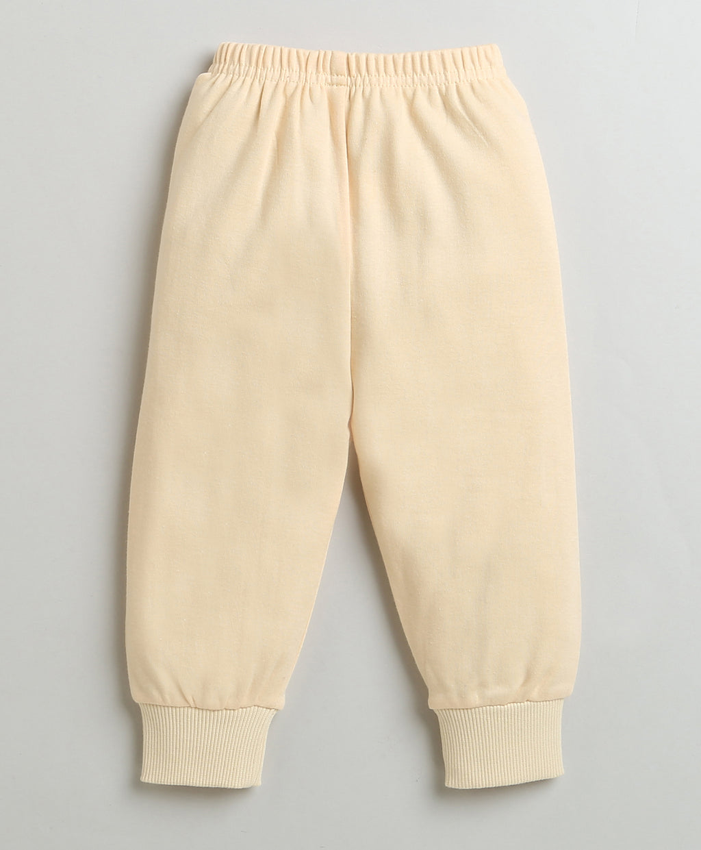 Bumzee Peach Animal Print Sweatshirt & Jogger Set, Full Sleeves, 100% Cotton