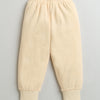 Girls 100% Cotton Teddy Bear Sweatshirt & Jogger Set - Peach