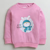 Girls 100% Cotton Bunny Sweatshirt & Jogger Set - Onion Pink