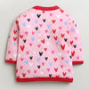Red & Pink Girls Full Sleeves Cotton Jablas Pack Of 3