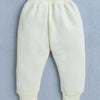 Boys Cotton Blend Solid Thermal Jabla & Jogger Set - Yellow
