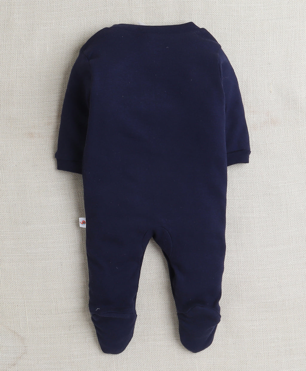 Bumzee Navy & White Graphic Print Sleepsuit, Pack of 3, Full Sleeves, 100% Cotton (Style Peb10044)
