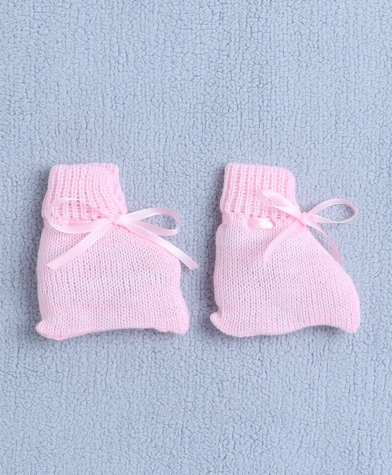 Girls Acrylic Blend Solid Sweater with Cap & Socks - Pink