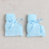 Boys Acrylic Blend Solid Sweater with Cap & Socks - Aqua