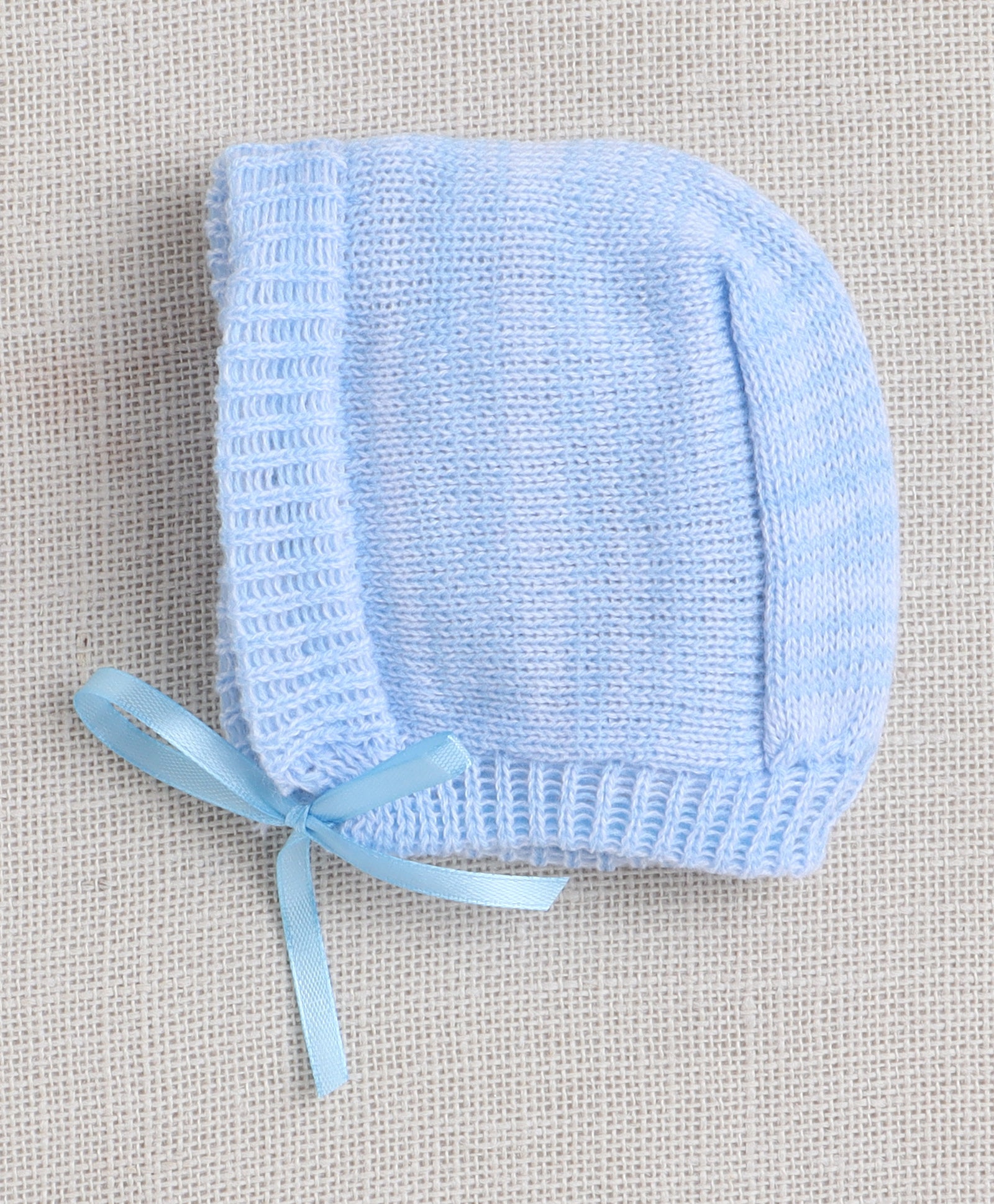 Boys Acrylic Blend Solid Sweater with Cap & Socks - Blue