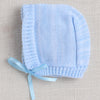 Boys Acrylic Blend Solid Sweater with Cap & Socks - Blue
