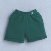 Boys 100% Cotton Star Bodysuit & Short Set - White & Bottle Green