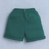 Boys 100% Cotton Star Bodysuit & Short Set - White & Bottle Green