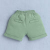 Boys 100% Cotton Palm Tree Bodysuit & Short Set - White & Green