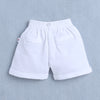 Boys 100% Cotton Checks Bodysuit & Short Set - Blue & White