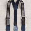 Boys 100% Cotton Star Bodysuit & Short Set - Navy & Beige