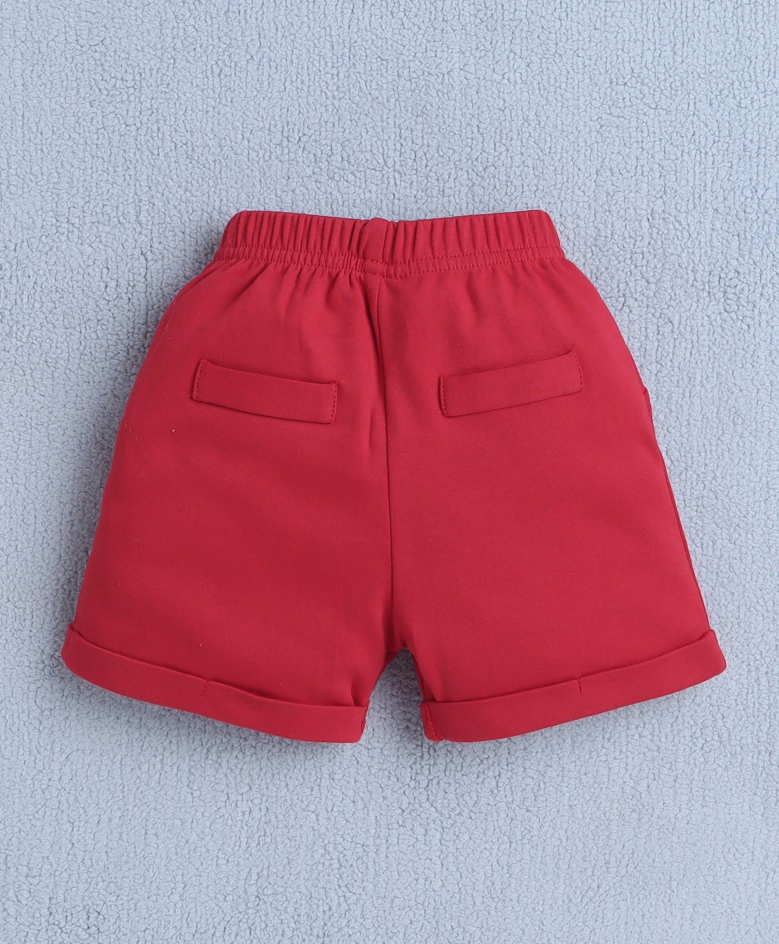 Boys 100% Cotton Stripes Formal Set - White & Red