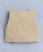 Bumzee Black & Beige Formal Set, Full Sleeves, 100% Cotton, with Waistcoat (Style Peb10162)