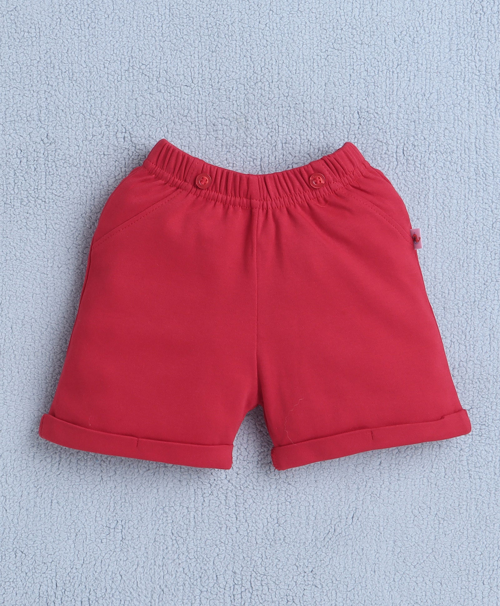 Boys 100% Cotton Star Formal Set - White & Red