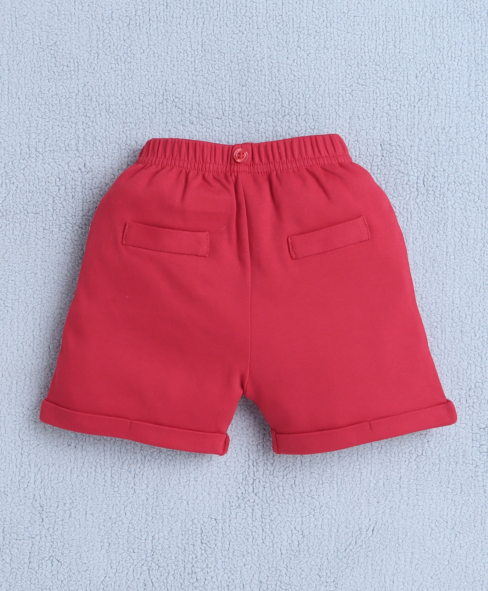 Boys 100% Cotton Star Formal Set - White & Red