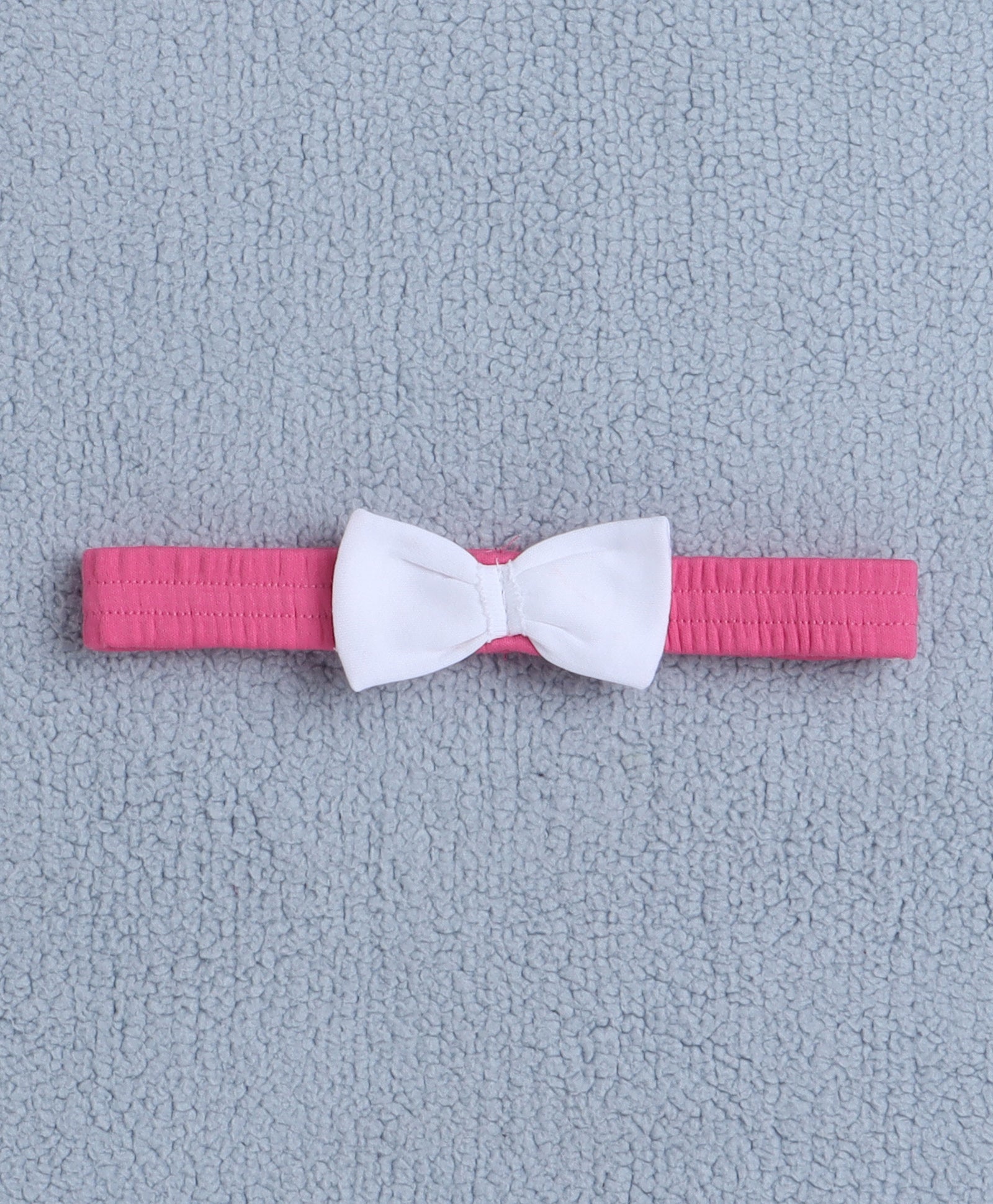 Pink Girls Cap Sleeves Cotton Frock With Headband