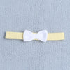 Yellow Girls Half Sleeves Cotton Frock With Headband