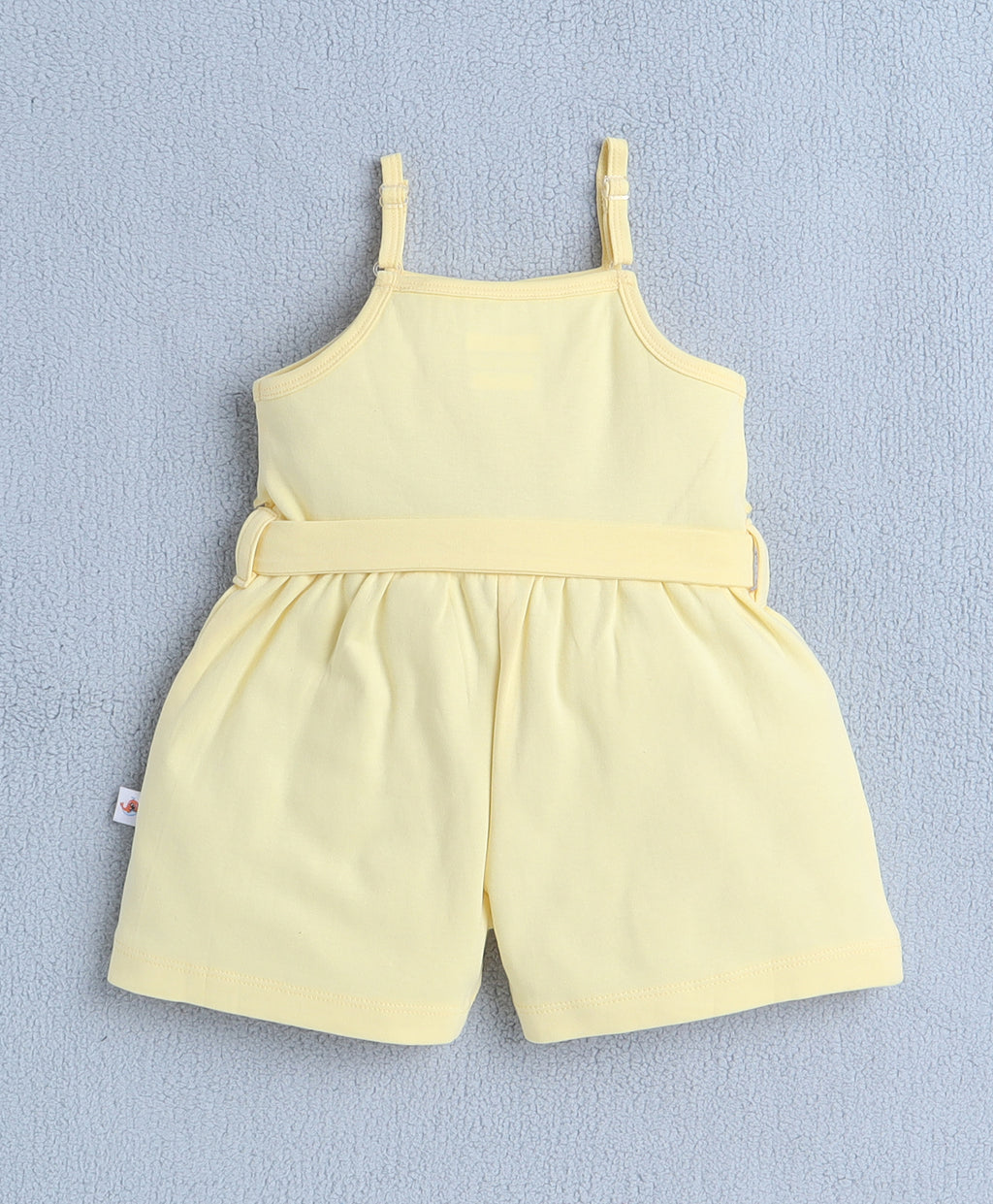 Bumzee Yellow Jumpsuit, Sleeveless, 100% Cotton