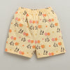 Peach Baby Boys Half Sleeves Jabla & Short Set