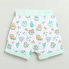 BUMZEE Mint Green & White Baby Girls Half Sleeves Jabla & Short Set
