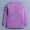 Girls 100% Cotton Triangle & Text T-Shirt & Pyjama Set - Lavender & Mutli