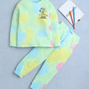 Girls 100% Cotton Tie & Dye And Giraffe T-Shirt & Pyjama Set - Multi