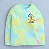 Girls 100% Cotton Tie & Dye And Giraffe T-Shirt & Pyjama Set - Multi