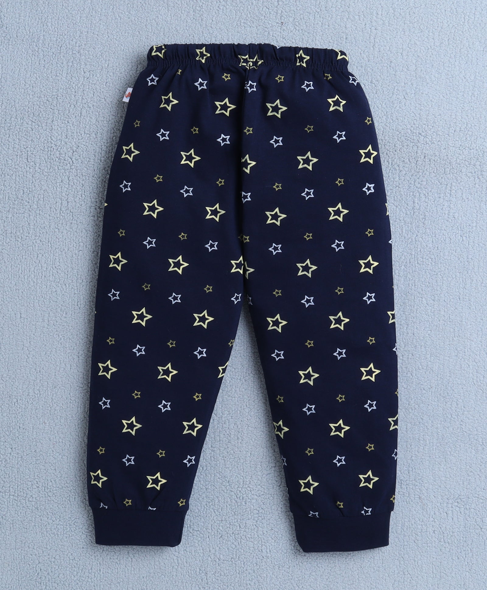 Boys 100% Cotton Star T-Shirt & Pyjama Set - Navy