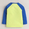 Boys 100% Cotton Striped & Warrior T-Shirt & Pyjama Set - Lime Green & Royal Blu