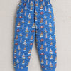Boys 100% Cotton Boat & Anchor Sticker T-Shirt & Pyjama Set - Brick Red & Blue