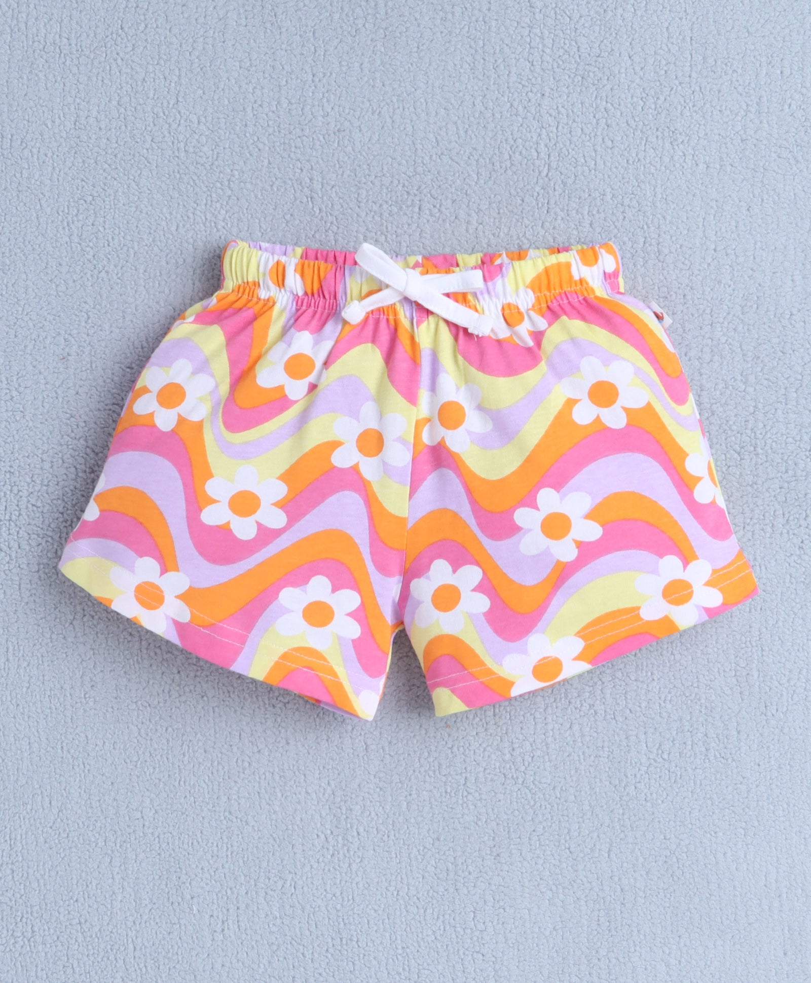 BUMZEE Multi Girls Half Sleeves T-Shirt & Short Set