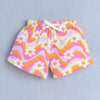 BUMZEE Multi Girls Half Sleeves T-Shirt & Short Set